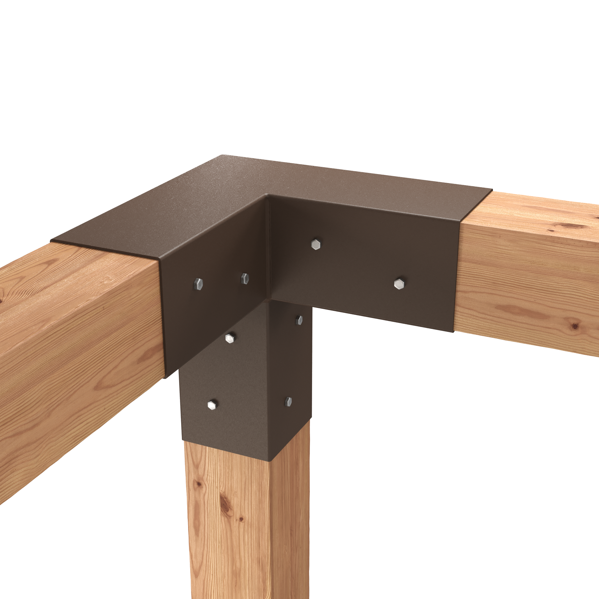 Кутовий кронштейн для бруса 100х100 — изображение 4